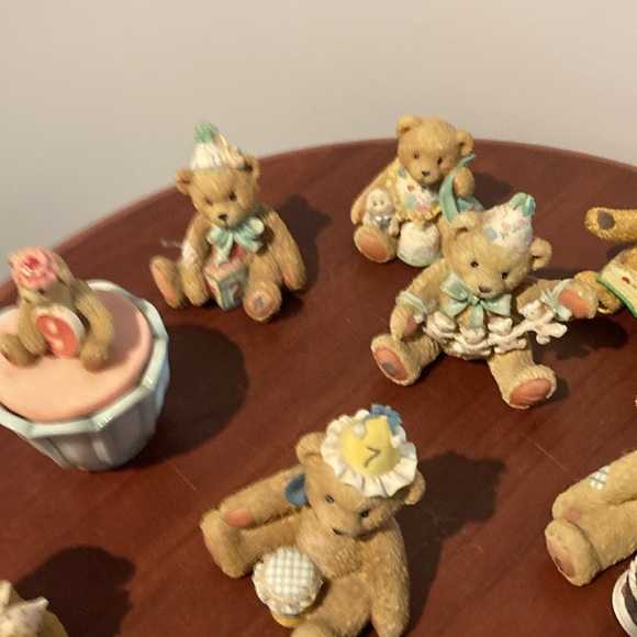 Priscilla Hillman Charished Teddy's birthday bears collection age 1-10 1992-2000 - Picture 5 of 8
